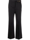 VERSACE VERSACE WOMEN'S BLACK WOOL PANTS,A87366A226027A1008 38