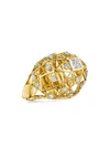 HUEB WOMEN'S ESTELAR 18K YELLOW GOLD & DIAMOND RING,0400099346236