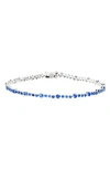 Bony Levy Sapphire Bracelet In White Gold/ Sapphire