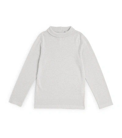 Brunello Cucinelli Rollneck Sweater (4-7 Years) In White
