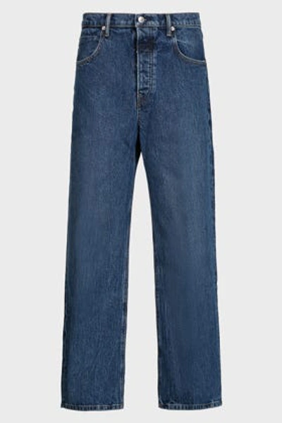 Alexander Wang Mid-rise Skater Jeans In Blue