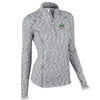 Zero Restriction 2020 U.s. Open Shae Zip Mock In Silver/white