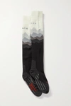 FALKE SK2 INTARSIA-KNITTED SKI SOCKS