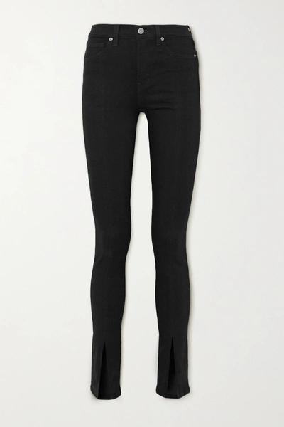 Veronica Beard Kate High-rise Skinny Jeans In Black