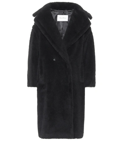 Max Mara Teddy Bear Icon Alpaca And Wool Blend Coat In Multi-colored