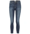 FRAME LE HIGH CROPPED SKINNY JEANS,P00486326