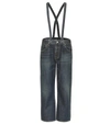 VISVIM MID-RISE STRAIGHT SUSPENDER JEANS,P00493270