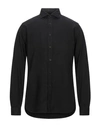 Xacus Solid Color Shirt In Black
