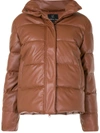 Unreal Fur Major Tom Puffer Jacket In Tan - Atterley In Brown