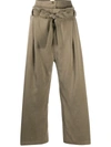 ALYSI COTTON TROUSERS