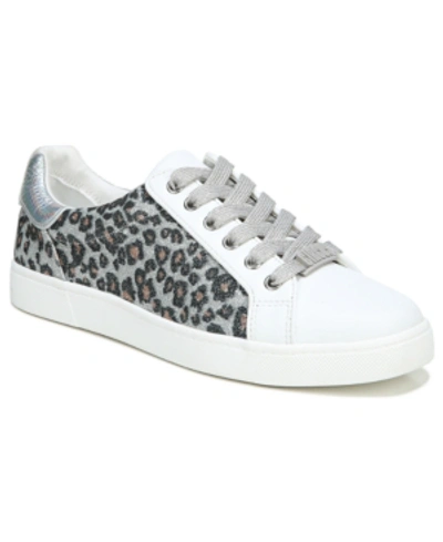 Circus By Sam Edelman Women's Devin Lace-up Sneakers Women's Shoes In Silver Grey Leopard Print