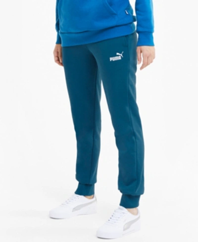 Puma Women's Fleece Sweatpants In Digi-blue