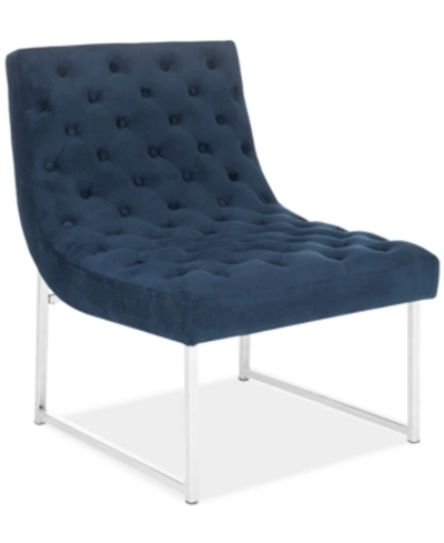 Safavieh Dacie Accent Chair In Navy