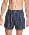 Polo Ralph Lauren Men's Printed Woven Boxers In Blue