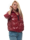 RED VALENTINO SHORT DOWN JACKET RED DOWN WOMAN