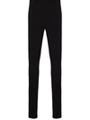 Wardrobe.nyc Wardrobe. Nyc Womens Black Tapered High-rise Stretch-woven Leggings L In Black