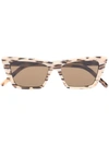 SAINT LAURENT NEW WAVE CAT-EYE FRAME SUNGLASSES