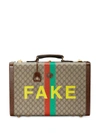 GUCCI FAKE/NOT' 印花中号行李箱