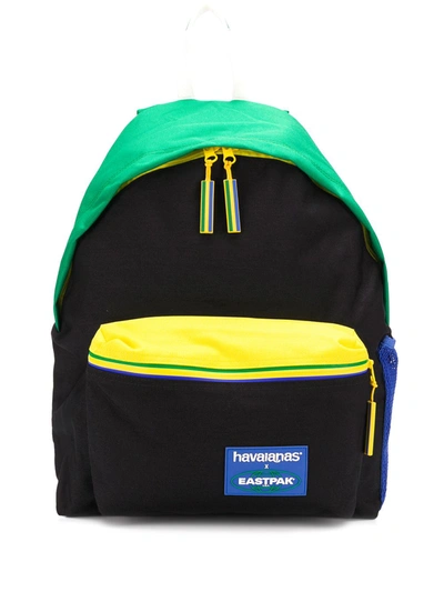 Eastpak X Havaianas Colour-block Backpack In Blue