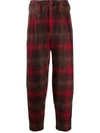 NICHOLAS DALEY CHECKED TROUSERS