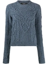 DSQUARED2 DEER MOTIF KNITTED JUMPER