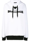 DOLCE & GABBANA LOGO PRINT HOODIE