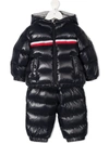 MONCLER STRIPED BAND QUILTED TRACKSUIT