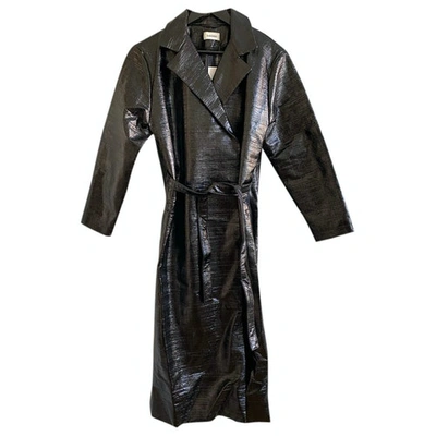 Pre-owned Totême Black Cotton Trench Coat