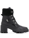 MONCLER ANKLE-LENGTH 80MM HIKING BOOTS