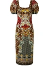 ALICE AND OLIVIA MOSAIC PRINT DRESS