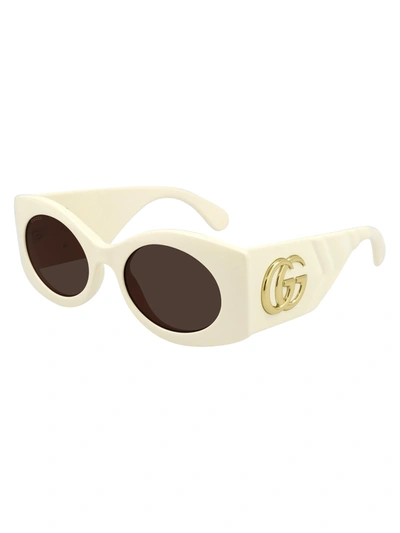 Gucci Gg0810s Ivory Sunglasses In 2