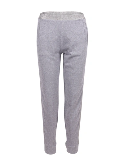 Moncler Cotton Trousers In Grey