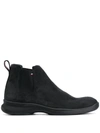 TOMMY HILFIGER HYBRID SUEDE CHELSEA BOOTS