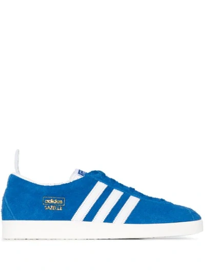 Adidas Originals Gazelle Vintage Suede Low-top Trainers In Light Blue