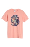 Billionaire Boys Club Helmet Graphic Tee In Strawberry Ice