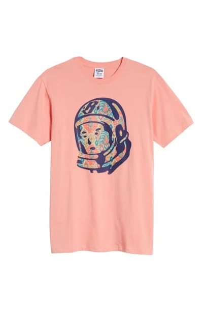 Billionaire Boys Club Helmet Graphic Tee In Strawberry Ice