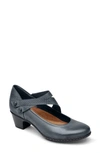 Rockport Cobb Hill Kailyn Asymmetrical Mary Jane Pump In Grey Navy