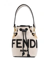 FENDI MON TRESOR MINI LEATHER BUCKET BAG