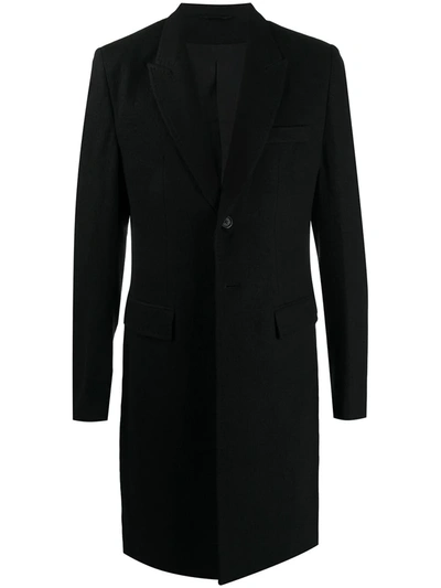 Ann Demeulemeester Morris Single-breasted Coat In Black