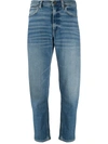 POLO RALPH LAUREN HIGH-RISE CROPPED JEANS