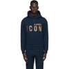 DSQUARED2 DSQUARED2 NAVY ICON HOODIE