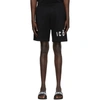 DSQUARED2 DSQUARED2 BLACK RELAXED FIT ICON SHORTS