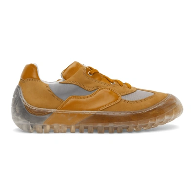 A-cold-wall* Tan Suede 180 Strand Trainers In Yellow
