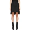 ALEXANDER MCQUEEN ALEXANDER MCQUEEN BLACK WOOL TAIL MINISKIRT