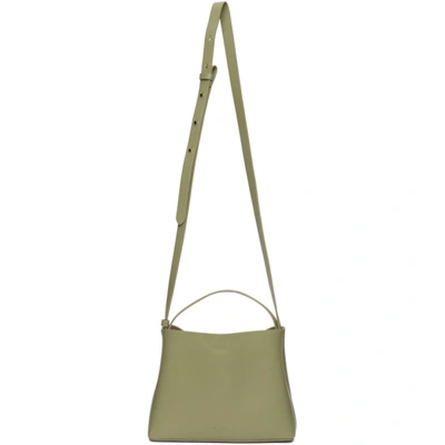 Aesther Ekme Mini Sac Green Leather Cross-body Bag