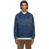 AHLUWALIA AHLUWALIA BLUE DENIM SIGNATURE JACKET