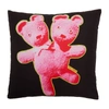 MARC JACOBS MARC JACOBS BLACK HEAVEN BY MARC JACOBS DOUBLE HEADED TEDDY PILLOW