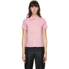 MARC JACOBS MARC JACOBS PINK HEAVEN BY MARC JACOBS TINY TEDDY COLLARED SHORT SLEEVE SHIRT