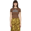 MARC JACOBS MARC JACOBS BROWN HEAVEN BY MARC JACOBS ALIENATION GENERATION BABY T-SHIRT