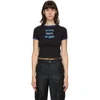 MARC JACOBS MARC JACOBS BLACK HEAVEN BY MARC JACOBS TEEN ANGST T-SHIRT